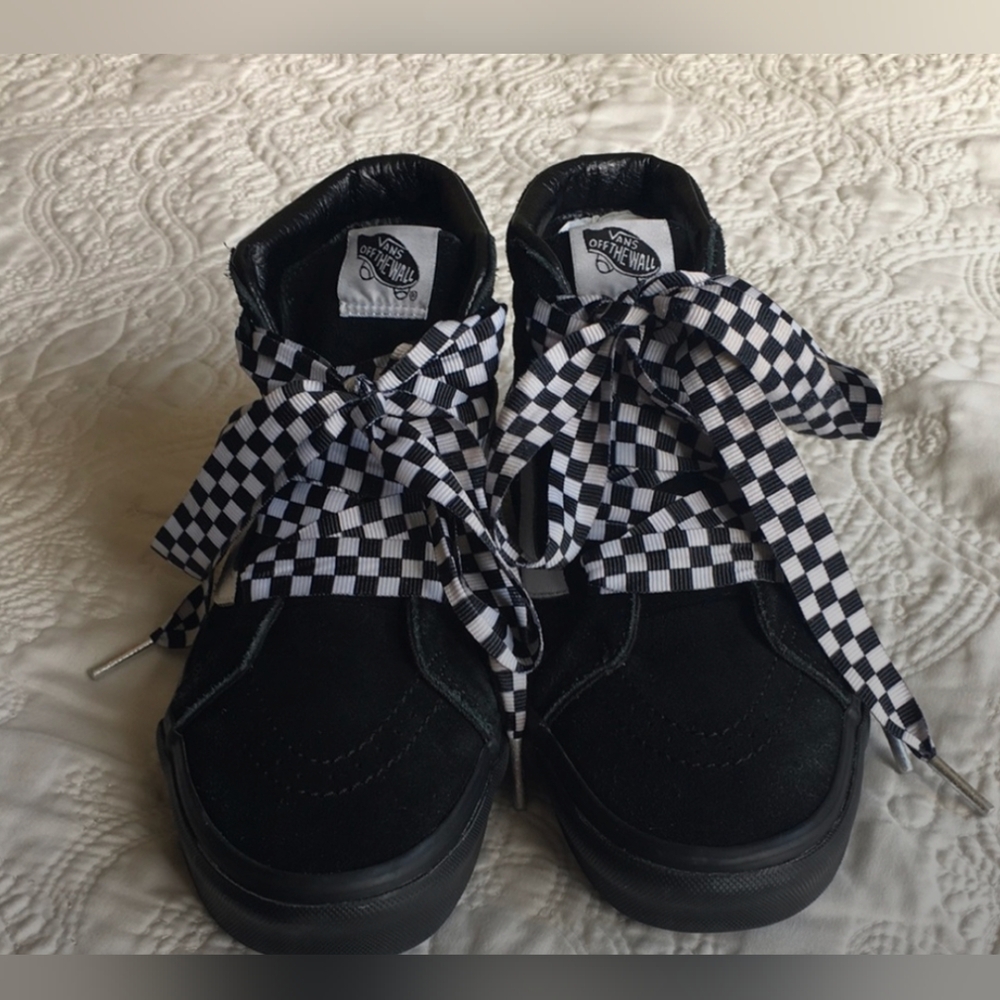 Super Fat Checkered Laces!